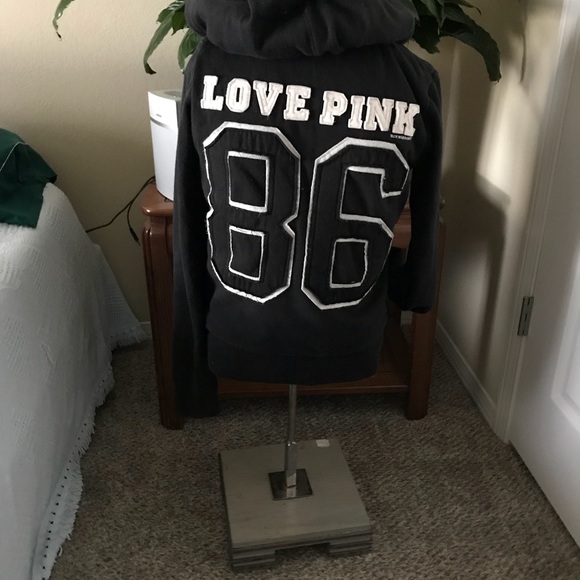 *SOLD*Victoria’s Secret Pink fur lined hoodie - Picture 2 of 3